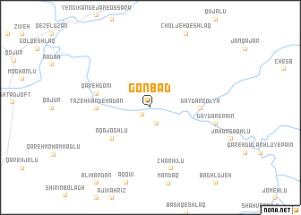 map of Gonbad