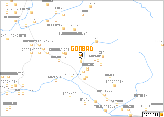 map of Gonbad