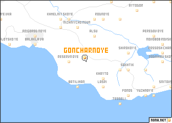 map of Goncharnoye