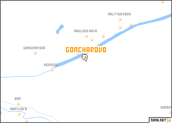 map of Goncharovo