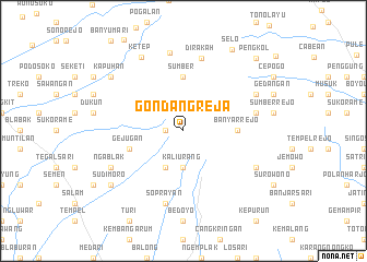 map of Gondangreja