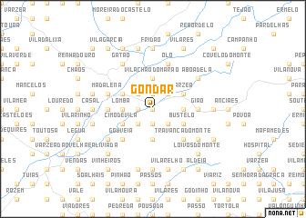 map of Gondar