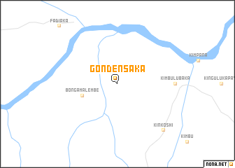 map of Gonde-Nsaka