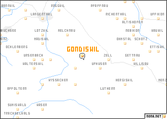 map of Gondiswil