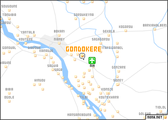 map of Gondokéré