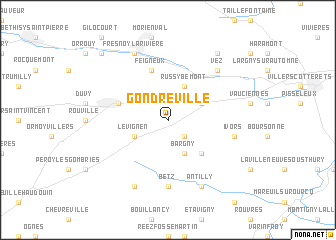 map of Gondreville
