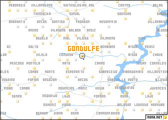 map of Gondulfe