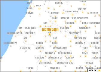 map of Gonedom