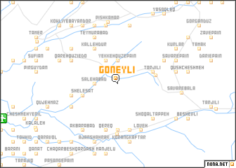 map of Goneylī