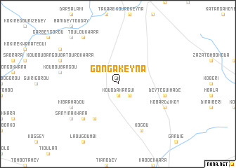 map of Gonga Keyna