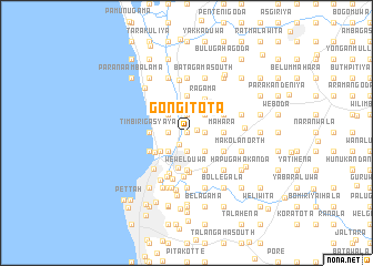 map of Gongitota