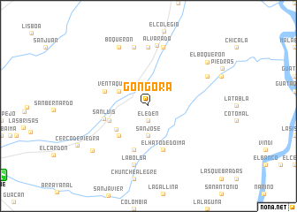 map of Góngora