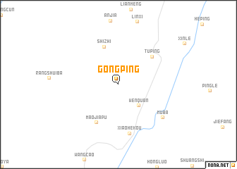 map of Gongping