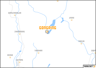 map of Gongping