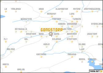 map of Gongstorp