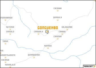 map of Gonguembo