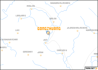 map of Gongzhuang