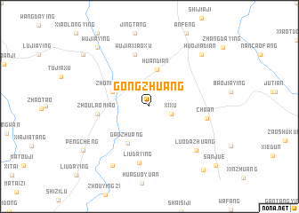 map of Gongzhuang