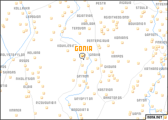 map of Gonía