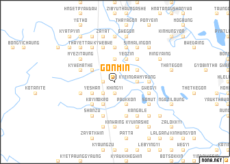 map of Gonmin