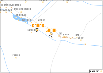 map of Gonok