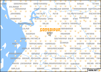 map of Gonsaipur