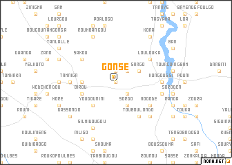 map of Gonsé