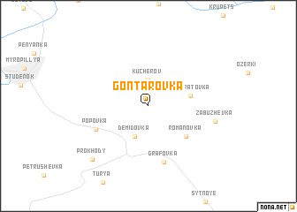 map of Gontarovka