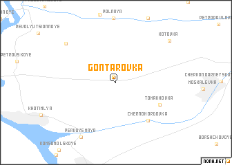 map of Gontarovka