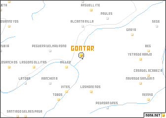 map of Gontar