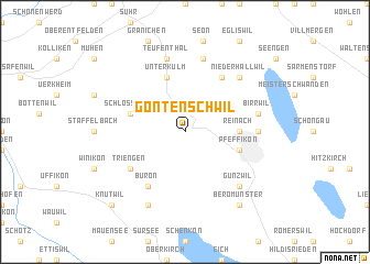 map of Gontenschwil