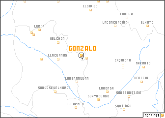 map of Gonzalo