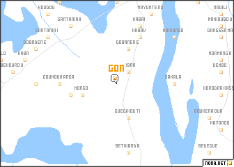 map of Gon