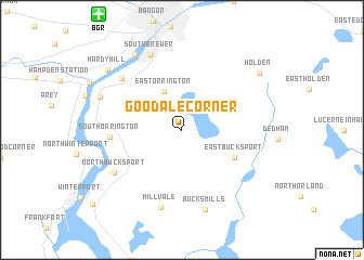 map of Goodale Corner