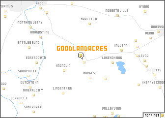 map of Goodland Acres