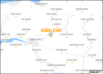 map of Goodleigh