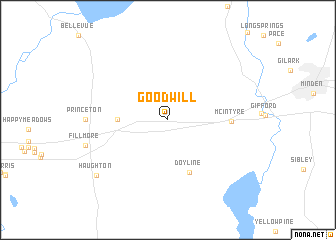 map of Goodwill