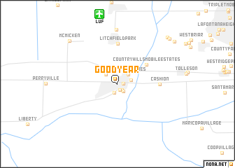 map of Goodyear