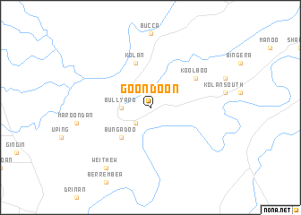 map of Goondoon