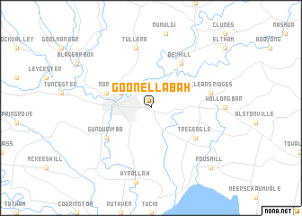 map of Goonellabah