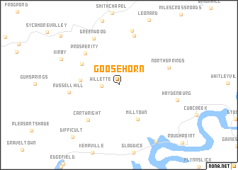 map of Goose Horn