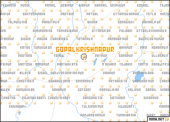 map of Gopāl Krishnapur