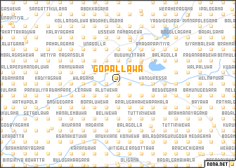 map of Gopallawa