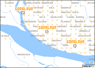 map of Gopālpur