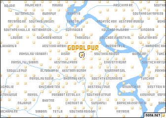 map of Gopālpur