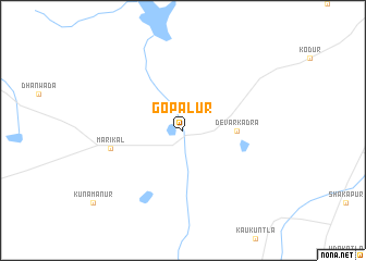 map of Gopālur