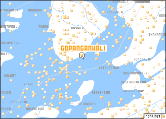 map of Gopāngānwāli