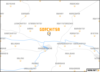 map of Gopchitsa