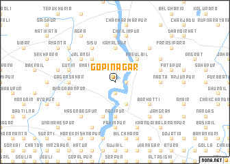 map of Gopinagar