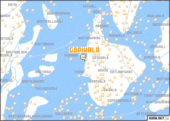 map of Gopiwāla